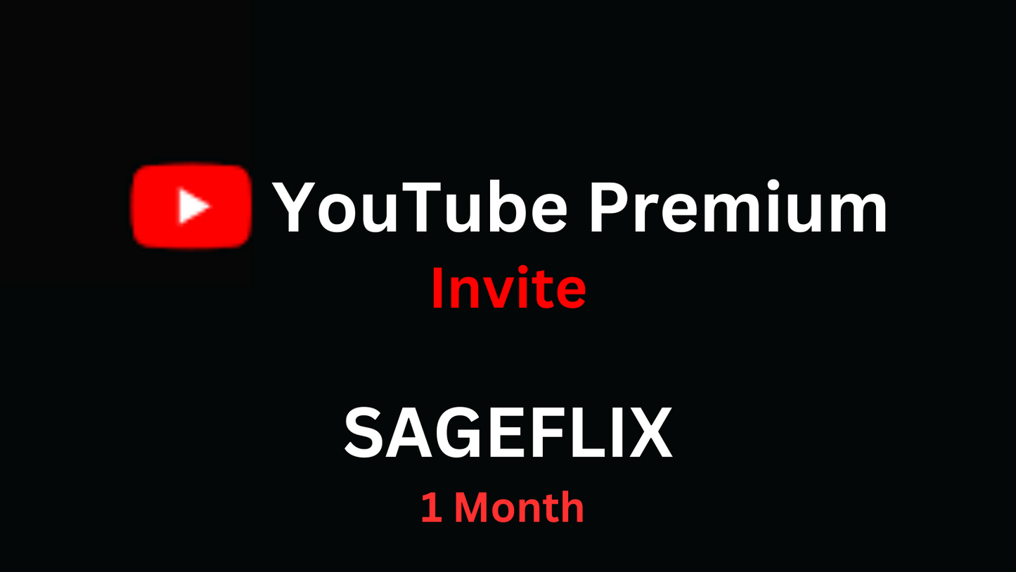 YouTube Premium 1 Month